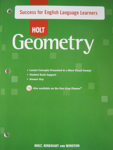 (image for) Holt Geometry Success for English Language Learners (P)