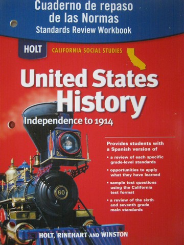 (image for) United States History Cuaderno de repaso de las Normas (CA)(P)