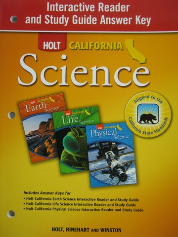 (image for) California Science Interactive Reader & Study Guide Answer (P)