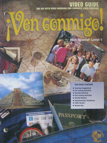 (image for) Ven conmigo! 1 Video Guide (P) by Atkinson, Hardin, & Underwood