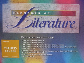 (image for) Elements of Literature 3rd Course TRP (TE)(Pk)