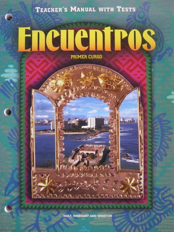 (image for) Encuentros Primer Curso Teacher's Manual with Tests (TE)(P)
