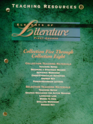 (image for) Elements of Literature 1st Course Teaching Resources B (TE)(P)