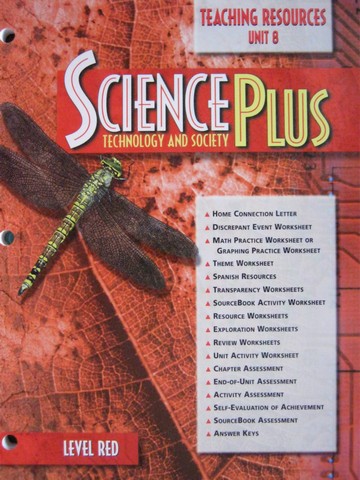 (image for) SciencePlus Technology & Society Level Red TR Unit 8 (P)
