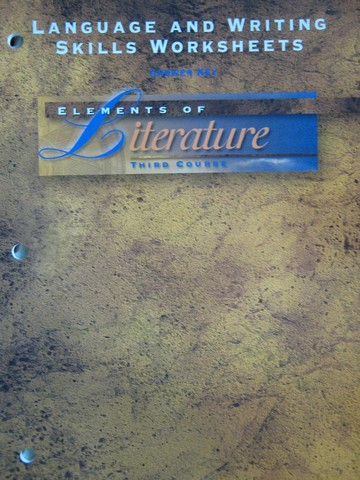 (image for) Elements of Literature 3rd Course Language & Writing Skills (P)