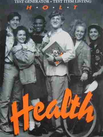 (image for) Holt Health Test Generator Test Item Listing (P)