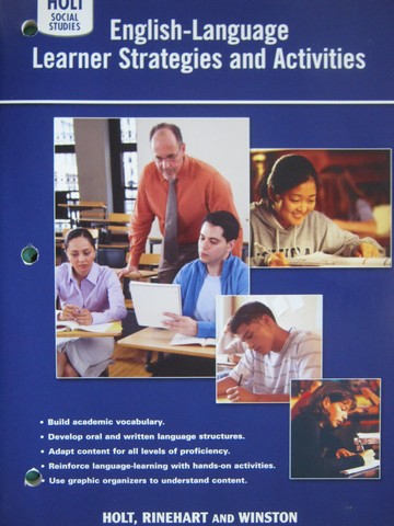 (image for) Holt Social Studies English-Language Learner Strategies & (P)