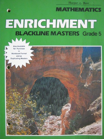 (image for) Harper & Row Mathematics 5 2nd Edition Enrichment BLM (P)