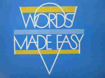 (image for) Words Made Easy (P) by Susan Gordon & Cynthia Mooney