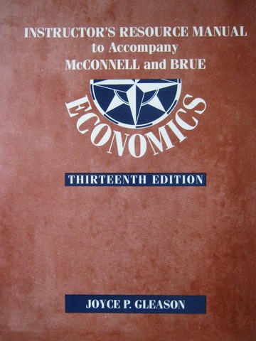 (image for) Economics 13th Edition IRM (TE)(P) by Joyce P Gleason
