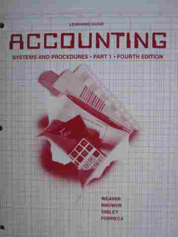 (image for) Accounting Systems & Procedures 1 4th Edition Learning Guide (P)