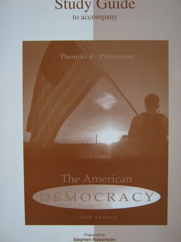 (image for) American Democracy 6th Ediiton Study Guide (P) by Robertson