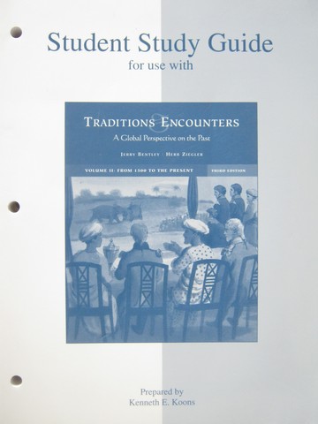 (image for) Traditions & Encounters 3e Volume 2 Student Study Guide (P) - Click Image to Close