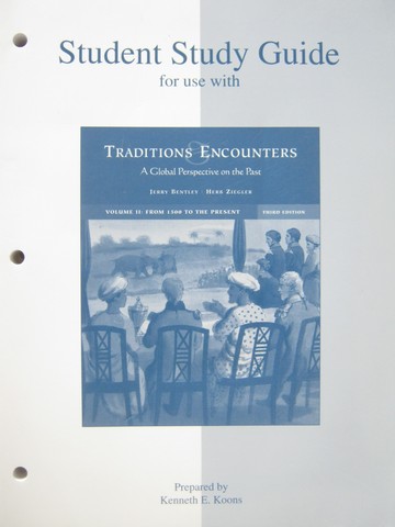 (image for) Traditions & Encounters 3e Volume 2 Student Study Guide (P)