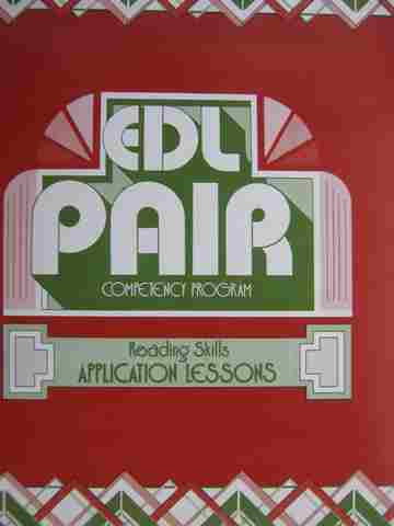 (image for) EDL Pair Competency Program Reading Skills Application (P)