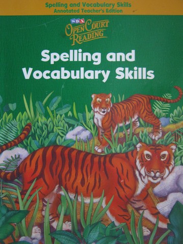 (image for) SRA Open Court Reading 2 Spelling & Vocabulary Skills ATE (TE)(P
