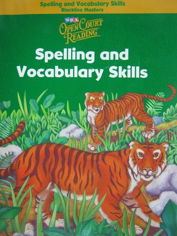 (image for) SRA Open Court Reading 2 Spelling & Vocabulary Skills BLM (P)