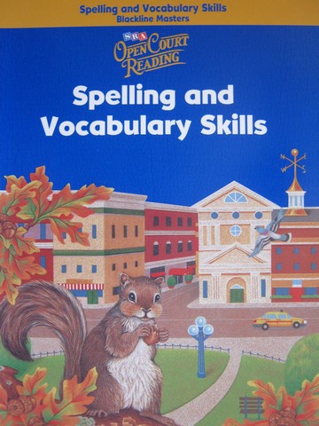 (image for) SRA Open Court Reading 3 Spelling & Vocabulary Skills BLM (P)