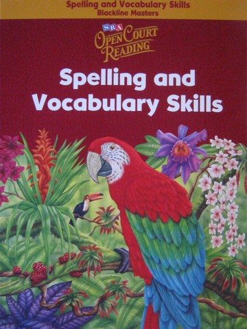 (image for) SRA Open Court Reading 6 Spelling & Vocabulary Skills BLM (P)