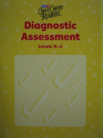 (image for) SRA Open Court Reading K-3 Diagnostic Assessment (P)
