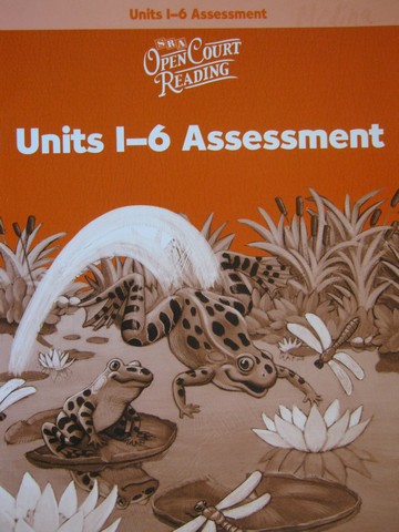 (image for) SRA Open Court Reading 1 Units 1-6 Assessment Workbook (P)