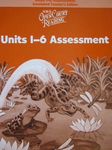 (image for) SRA Open Court Reading 1 Units 1-6 Assessment ATE (TE)(P)