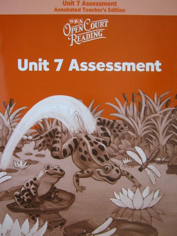 (image for) SRA Open Court Reading 1 Unit 7 Assessment ATE (TE)(P)