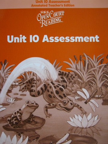 (image for) SRA Open Court Reading 1 Unit 10 Assessment ATE (TE)(P)