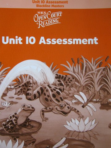 (image for) SRA Open Court Reading 1 Unit 10 Assessment BLM (P)