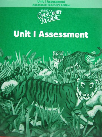 (image for) SRA Open Court Reading 2 Unit 1 Assessment ATE (TE)(P)
