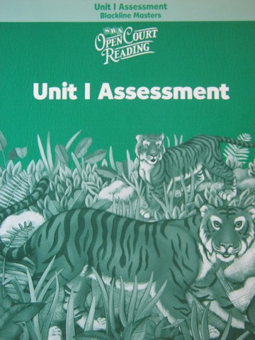(image for) SRA Open Court Reading 2 Unit 1 Assessment BLM (P)