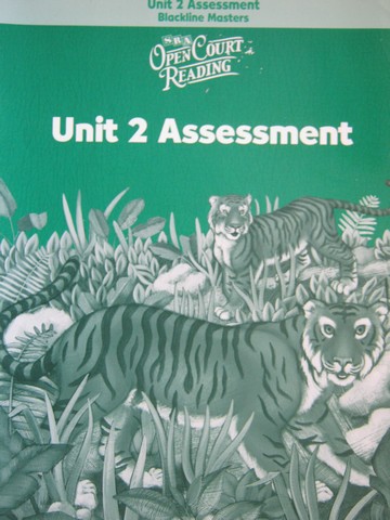 (image for) SRA Open Court Reading 2 Unit 2 Assessment BLM (P)