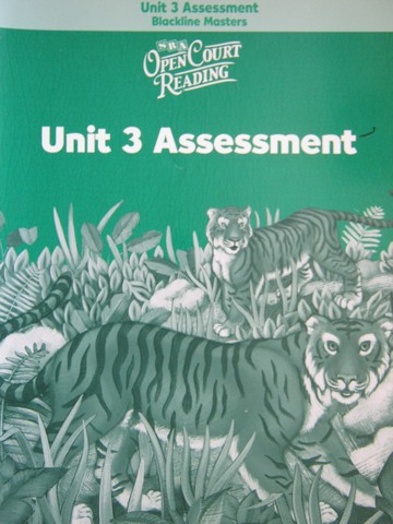(image for) SRA Open Court Reading 2 Unit 3 Assessment BLM (P)