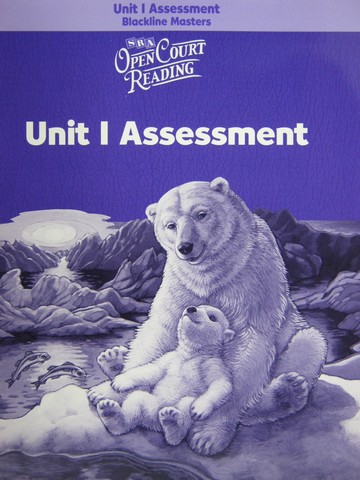 (image for) SRA Open Court Reading 4 Unit 1 Assessment BLM (P)