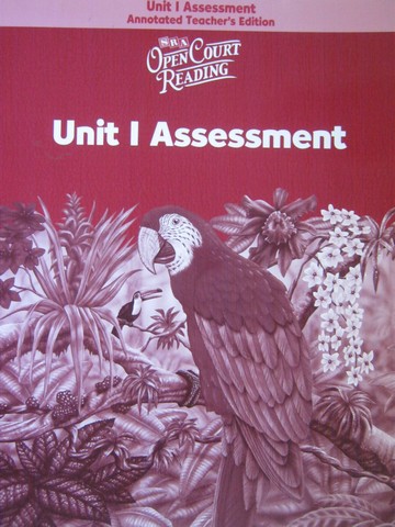 (image for) SRA Open Court Reading 6 Unit 1 Assessment ATE (TE)(P)