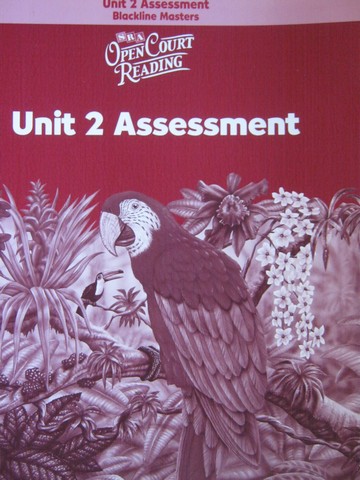 (image for) SRA Open Court Reading 6 Unit 2 Assessment BLM (P)