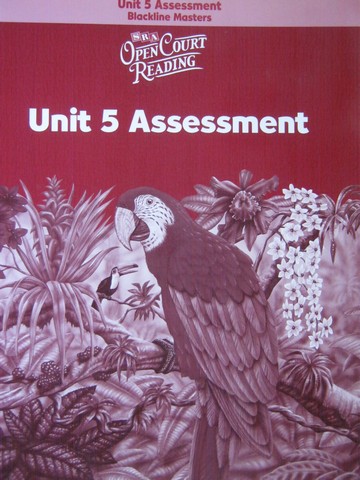 (image for) SRA Open Court Reading 6 Unit 5 Assessment BLM (P)