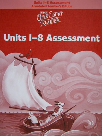 (image for) SRA Open Court Reading K Units 1-8 Assessment ATE (TE)(P)