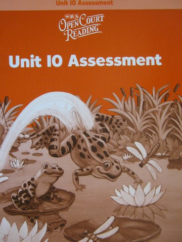 (image for) SRA Open Court Reading 1 Unit 10 Assessment Workbook (P)
