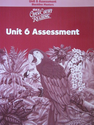 (image for) SRA Open Court Reading 6 Unit 6 Assessment BLM (P)