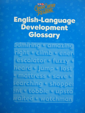 (image for) SRA Open Court Reading Levels K-6 ELD Glossary (P)