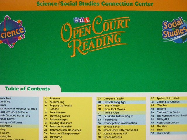 (image for) SRA Open Court Reading Level 2 Science/Social Studies Cards (Pk)