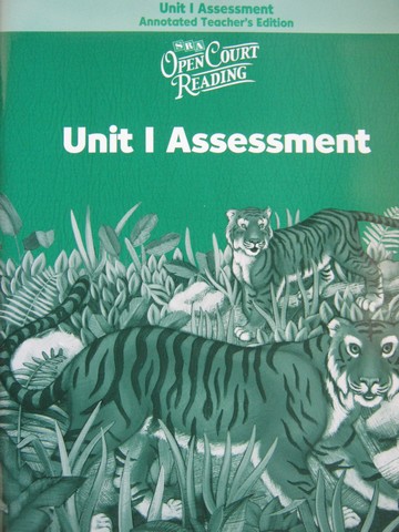 (image for) SRA Open Court Reading 2 Units Assessment Pack (TE)(Pk)