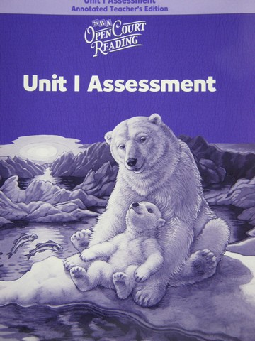 (image for) SRA Open Court Reading 4 Units Assessment ATE Pack (TE)(Pk)