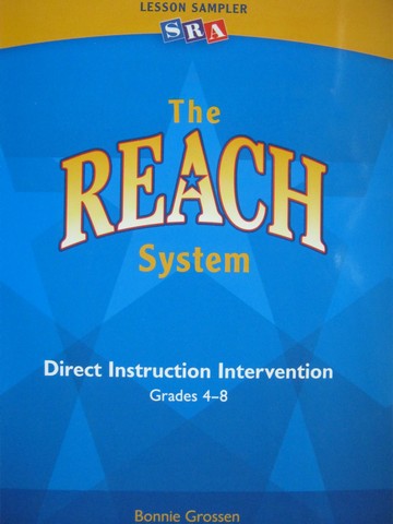 (image for) SRA the Reach System 4-8 Lesson Sampler (P)