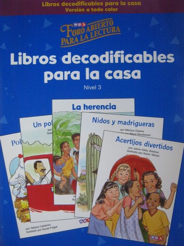 (image for) Foro Abierto para la Lectura 3 Libros Decodificables Color (P)