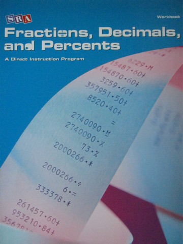(image for) Corrective Mathematics Fractions Decimals & Percents Workbook (P