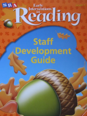 (image for) SRA Early Interventions in Reading 1 Staff Development Guide (P) - Click Image to Close