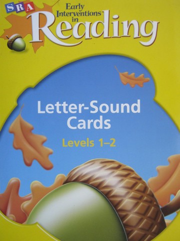 (image for) SRA Early Interventions in Reading 1&2 Letter-Sound Cards (Pk)