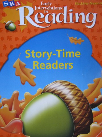 (image for) SRA Early Interventions in Reading 1 Story-Time Readers BLM (P)